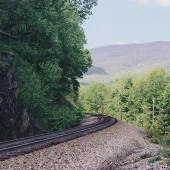 RR Tracks at Mountain Pass - Staunton