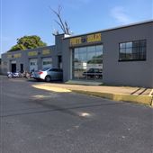 Engine and Frame Motorcycle Mechanic Shop