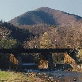 Scenic Roanoke Railroad Trestle