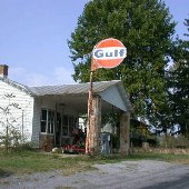 Old Gulf Gas Station