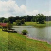 Rural Pond & Boathouse