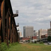 Railroad Trestles at Tobacco Row