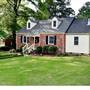 Brick Cape Cod House in a Suburban Neighborhood