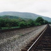 RR Tracks Along New River at Rt.649