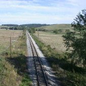 RR Tracks Into The Mountains