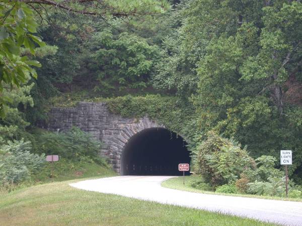 Blue Ridge Parkway - Shenandoah Valley - Bluff Mountain Tunnel (7/18/2008)